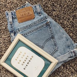 LEVIS Vintage High Waisted Jean Shorts